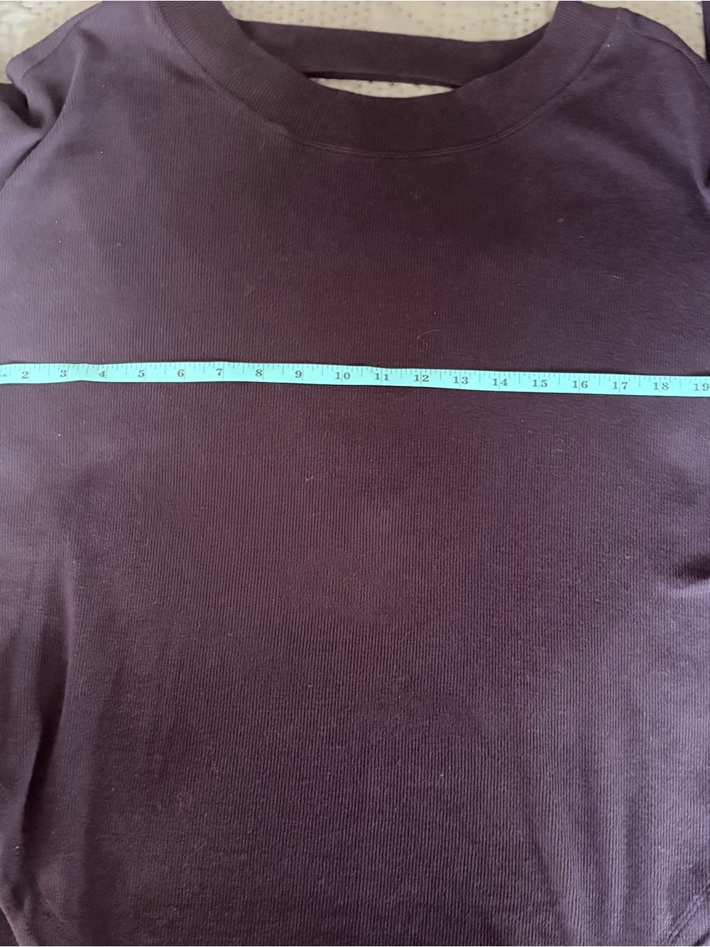 Athleta Presence V-Back Sweater Black Ribbed Knit Medium - Picture 5 of 6
